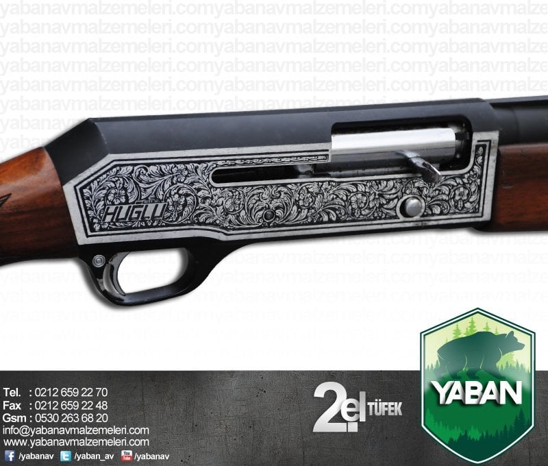 HUĞLU 401 A GRAVÜRLÜ 12 CAL. YARI OTOMATİK AV TÜFEĞİ