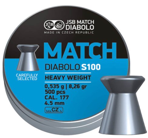 JSB MATCH DIABOLO HEAVY WEIGHT 8.26 GRAIN 4,50 MM SAÇMA / 500 ADET