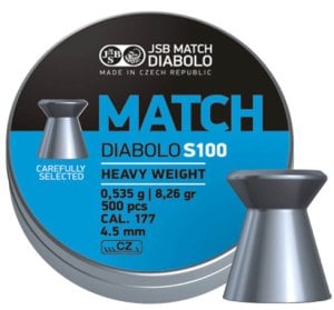 JSB MATCH DIABOLO HEAVY WEIGHT 8.26 GRAIN 4,50 MM SAÇMA / 500 ADET