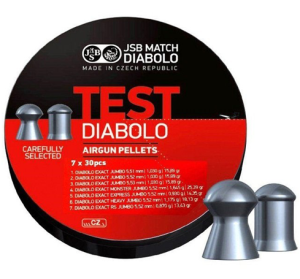 JSB TEST DIABOLO 5,5 MM SAÇMA SETİ / 210 ADET