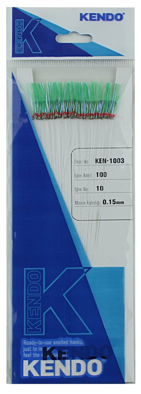 Kendo Özel Köstek 100 Adet İğne No:10 Yeşil Mor Sim