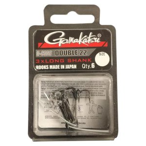 GAMAKATSU Double 22 Long Shank #4 İkili İğne 1/