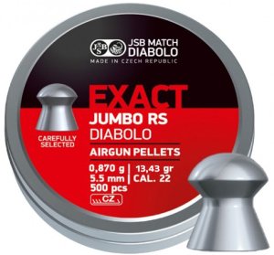 JSB EXACT JUMBO RS DIABOLO 13.43 GRAIN 5,52 MM SAÇMA / 500 ADET