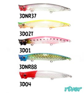 River Pop'n Catch 3D 90 9cm 8g Popper