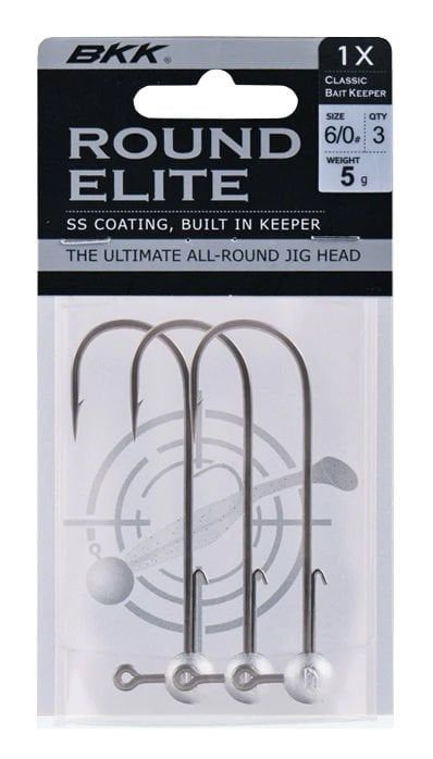 BKK Round Elite-Classic Bait Keeper Jighead 2/0 7gr
