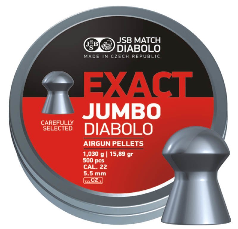 JSB EXACT JUMBO DIABOLO 15.89 GRAIN 5,51 MM SAÇMA / 500 ADET