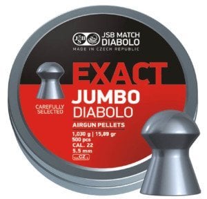 JSB EXACT JUMBO DIABOLO 15.89 GRAIN 5,51 MM SAÇMA / 500 ADET