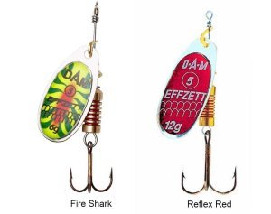 Dam Effzet Standard Spinner 3 gr #1 Kaşık Fire Shark