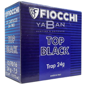 FIOCCHI TOP BLACK 24 GR. NO:7,5 TRAP FİŞEĞİ - 12 CAL.