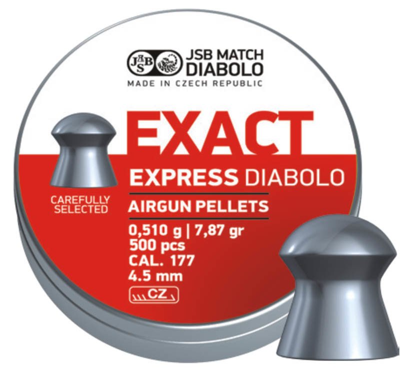 JSB EXACT EXPRESS DIABOLO 7,87 GRAIN 4,52 MM SAÇMA / 500 ADET