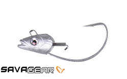 Savege gear Sandeel Jigg Head Weedless 10g 1/0 12.5cm - 3 Adet