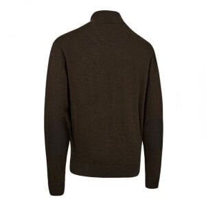 DEERHUNTER Harrington Fermuarlı Kahverengi Kazak - 2XL