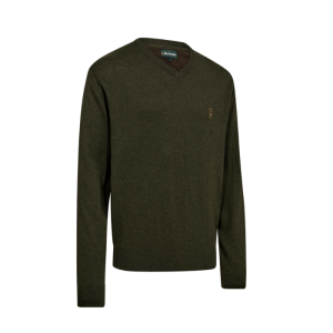 DEERHUNTER Harrington V Yaka Yeşil Kazak XL