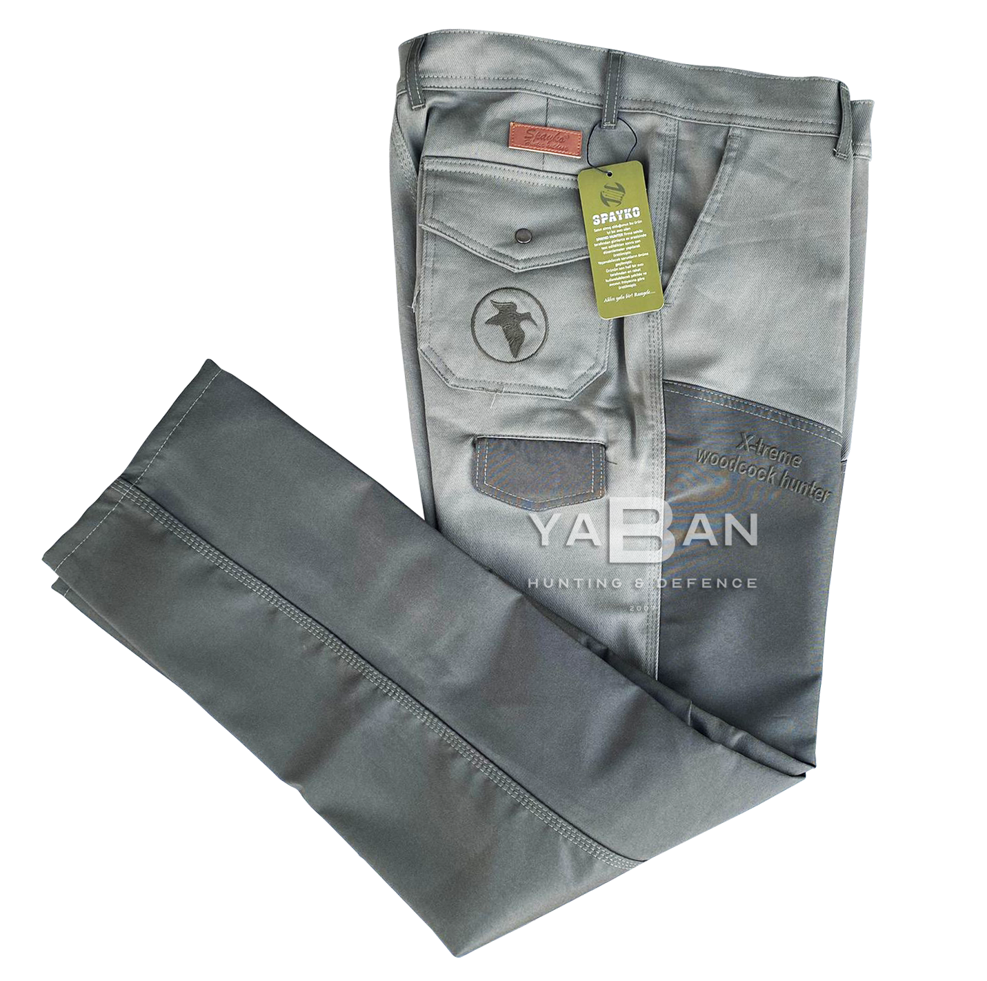 SPAYKO HAKİ-KOYU BEJ ÇULLUK AVCI PANTOLONU