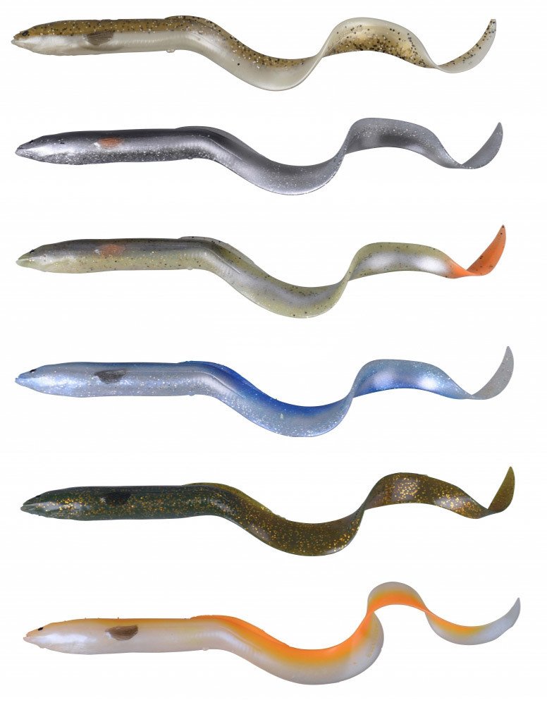 Savage gear LB Real Eel 15cm 12g Suni Yem Green Red Pearl