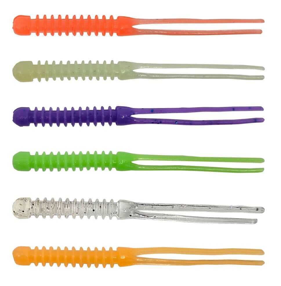 Kendo Killer Worm Lrf Silikonu 5,5cm 12 Adet Fluorescent Green