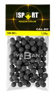 VICTORY SPORT .50 KALİBRE KAUÇUK RUBBERBALL / 100 ADET