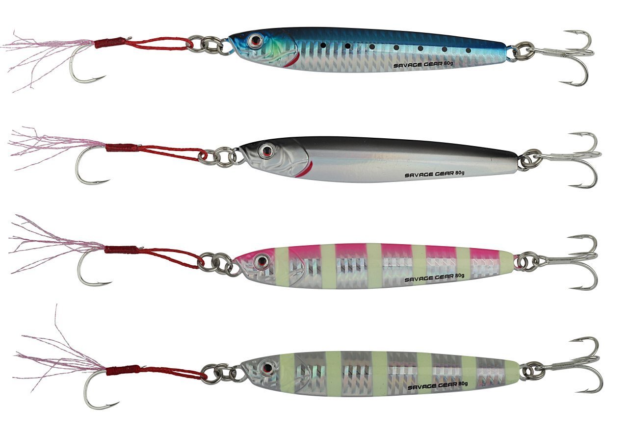 Savage gear 3D Slim Minnow 10 gr Jig Suni Yem Blue Pink Zebra
