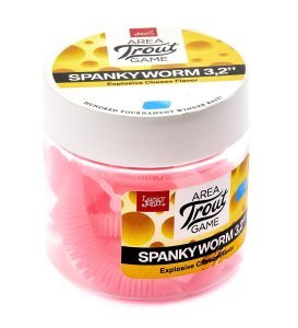 Lucky John Spanky Worm 3.2'' (8cm) 10p 026