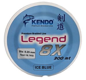 Kendo Legend X8 300M Ice Blue Örgü İp 0,12 mm