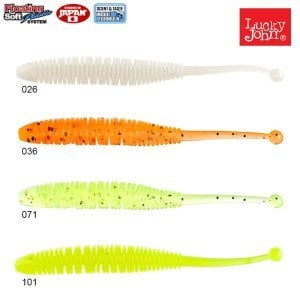 Lucky John Spanky Worm 3.2'' (8cm) 10p 036