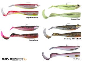 Savage gear Cutbait Herring Kit 20cm 270g Suni Yem Deciving 3D Burbot (Glow)
