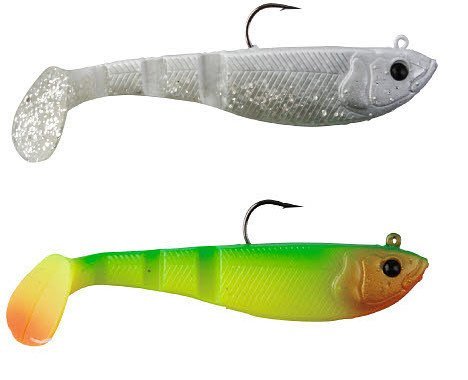 Savage gear Soft 4Play Shad 8.5 cm 12 gr 3 Adet Suni Yem Fluo Green Yellow