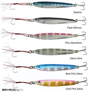 Savage gear 3D Slim Minnow 8gr 5,4 cm Jig Suni Yem Blue Pink Zebra