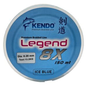 Kendo Legend X8 150M Ice Blue Örgü İp 0,10 mm