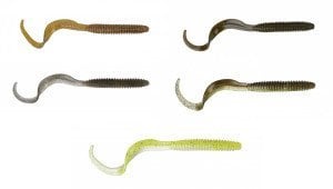 Savage gear LB Rib Worm 110 mm 8 Adet Suni Yem Red Glitter