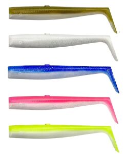 Savage Gear Sandeel V2 Tail 14cm 23gr 5-PCS Blue Pearl Silver