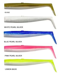 Savage Gear Sandeel V2 Tail 14cm 23gr 5-PCS Blue Pearl Silver