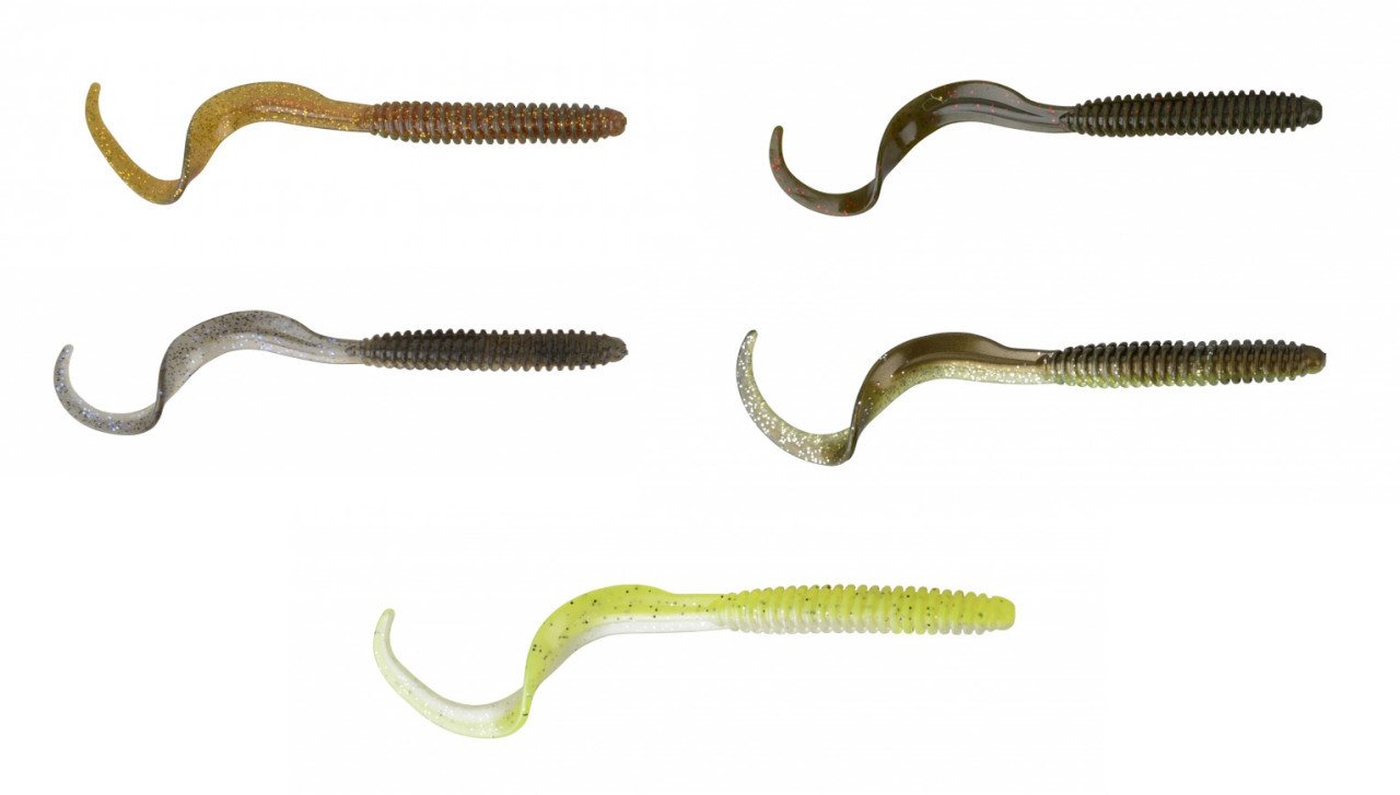 Savage gear LB Rib Worm 90 mm 10 Adet Suni Yem Chartreuse Pearl