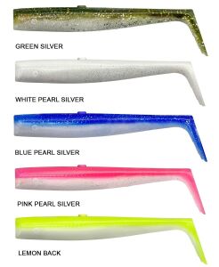 Savage Gear Sandeel V2 Tail 12.5cm 15gr 5-PCS Lemon Back