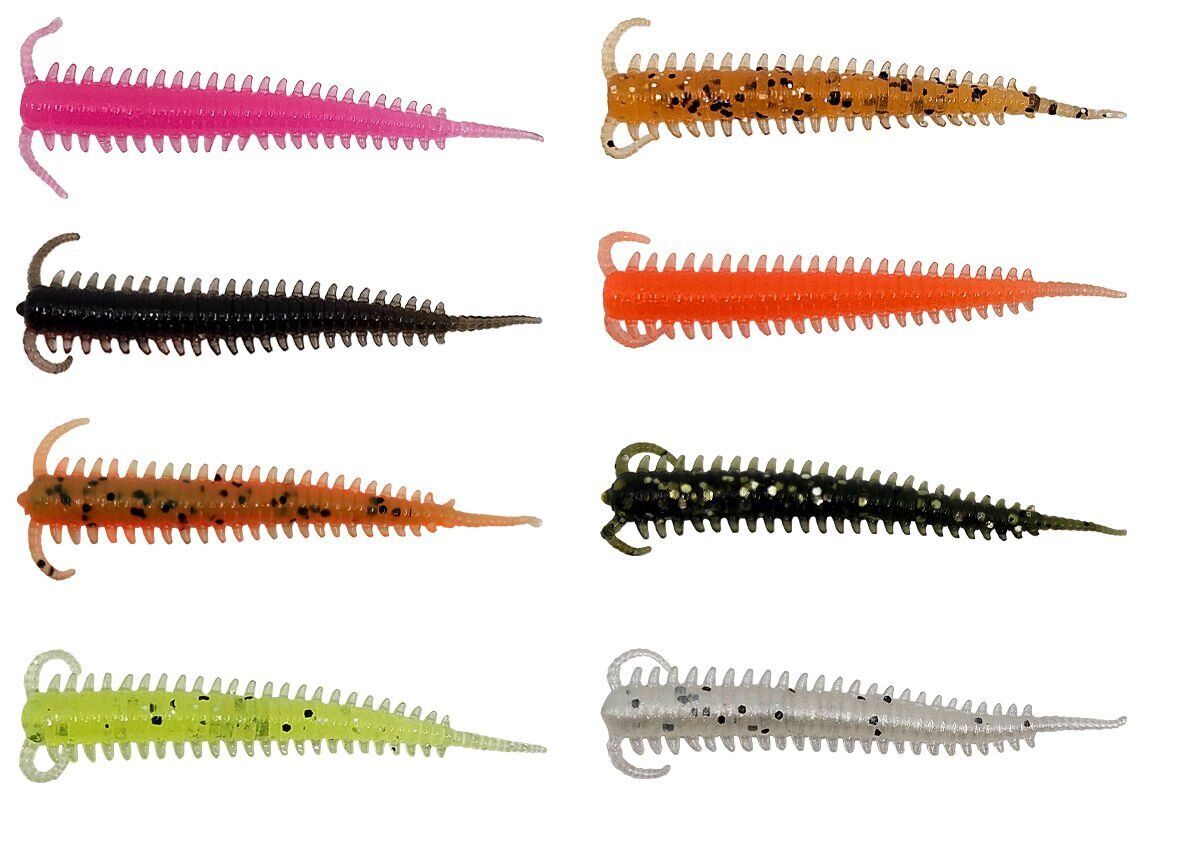 Kendo Silicones Worm 5cm 10 Adet UV Camo