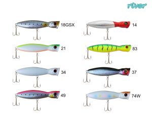 River Bighead Pop 100 10Cm 17G Popper Maket Balık 49