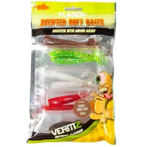 FLADEN VERMZ SINGLE TAILS KOKULU SİLİKON SET 10P