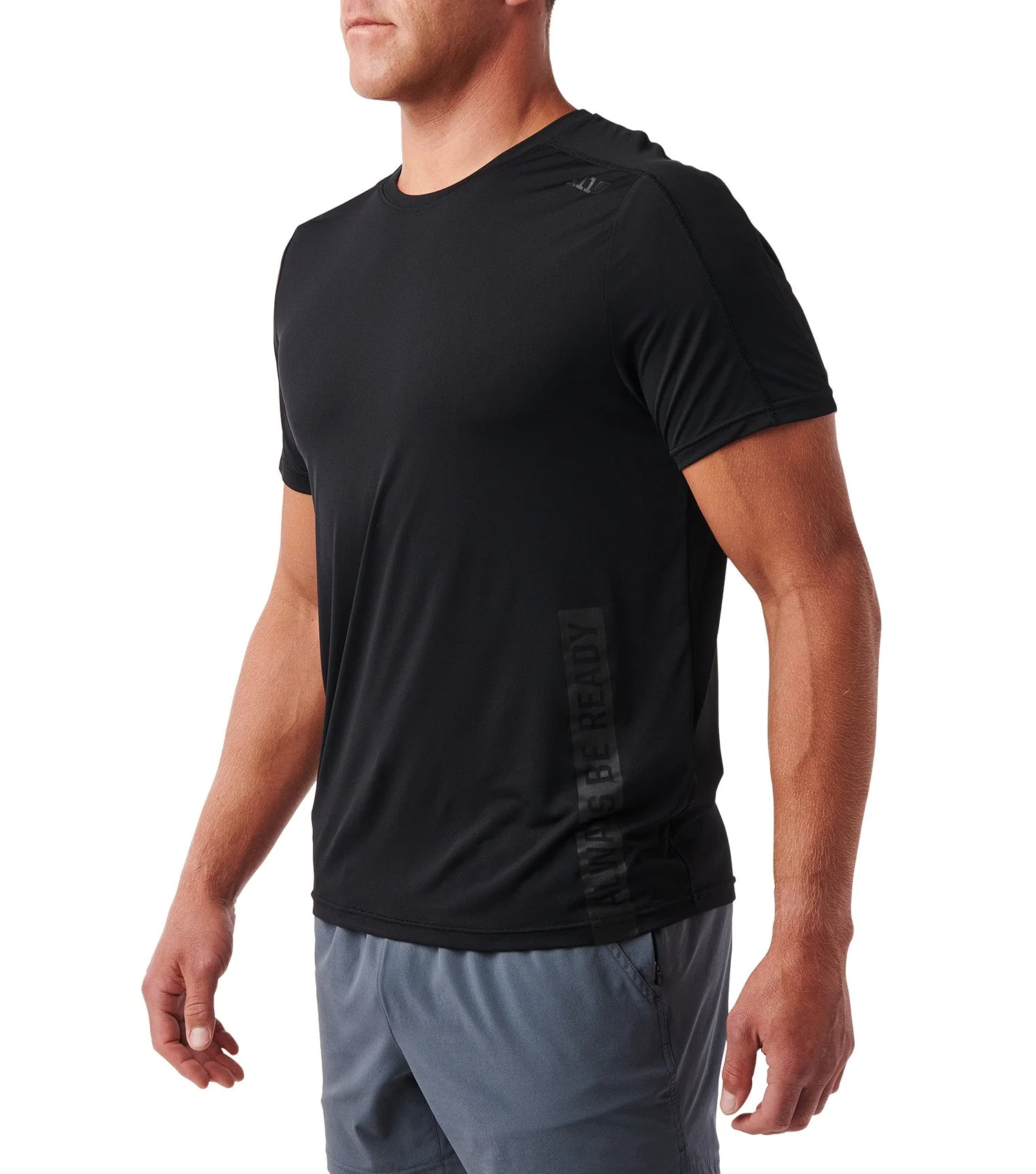5.11 NO MERCY PT-R S.SLEEVE BLACK T-SHIRT
