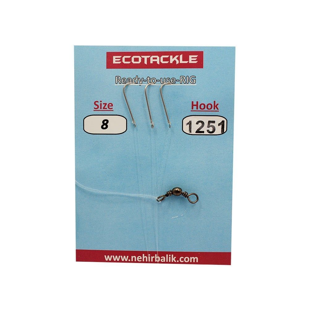 Ecotackle Fırdöndülü Yemli Takım 1251 3 İğne 9