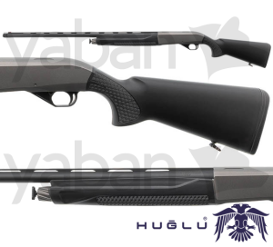 HUĞLU VEYRON SENTETİK GRİ YARI OTOMATİK AV TÜFEĞİ