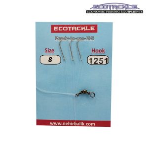 Ecotackle Fırdöndülü Yemli Takım 1251 3 İğne 10