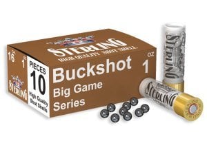 STERLING BUCKSHOT 11/0 9 PELLETS - 16 CAL.