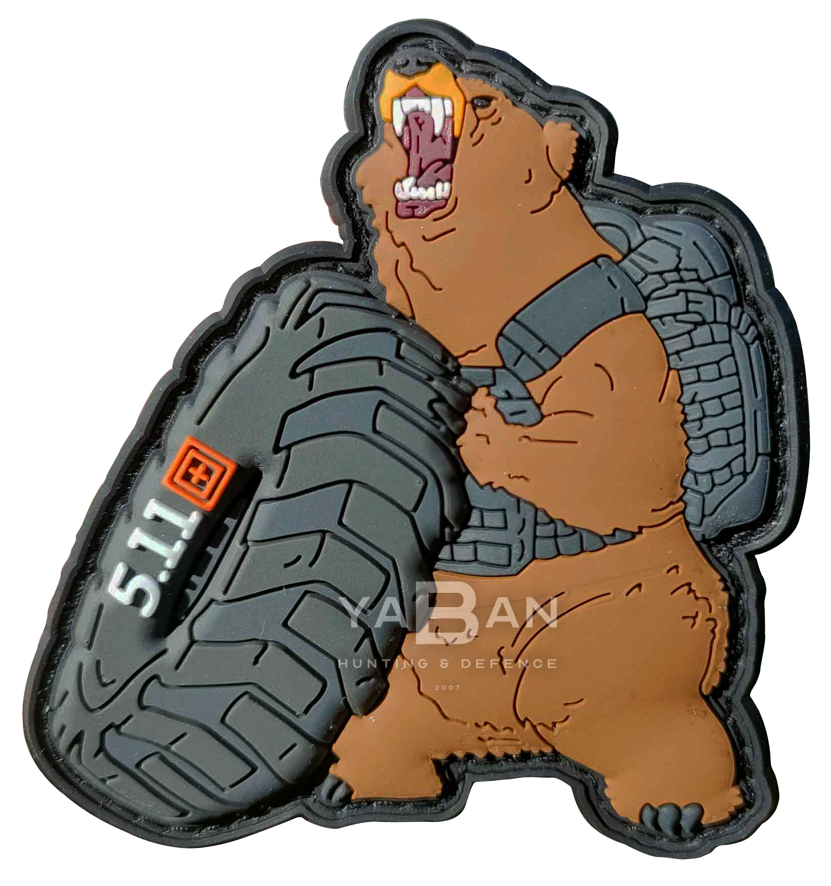 5.11 GRIZZLY BEAR CROSSFIT PATCH