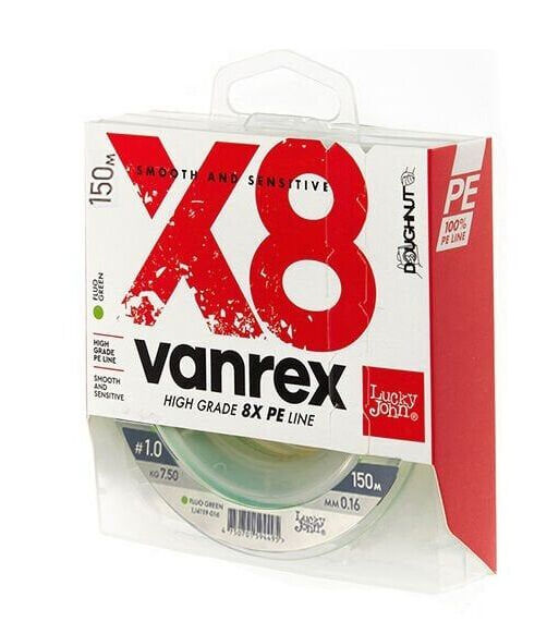 Lucky John Vanrex Pe Örgü X8 Fluo Yeşil 150M
