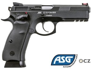 ASG CZ 75 SP-01 SHADOW SİYAH BLOWBACK HAVALI TABANCA