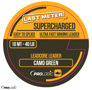 Prologıc Supercharged Leadcore Leader 10m 40lbs Camo Green