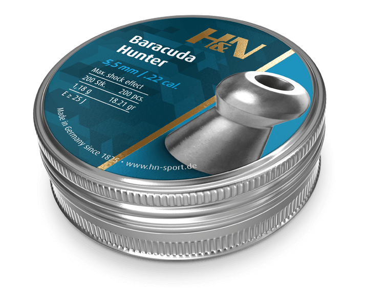 H&N BARACUDA HUNTER 18.21 GRAIN 5,5 MM SAÇMA / 200 ADET