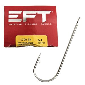 EFT Hook 1799 Beyaz Düz İğne 100 Adet 1