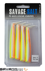Savage gear Sandeel 10cm 4 Adet 7g Lemon Back Suni Yem