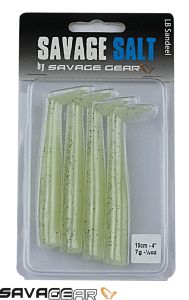Savage gear Sandeel 10cm 4 Adet 7g Glow Suni Yem